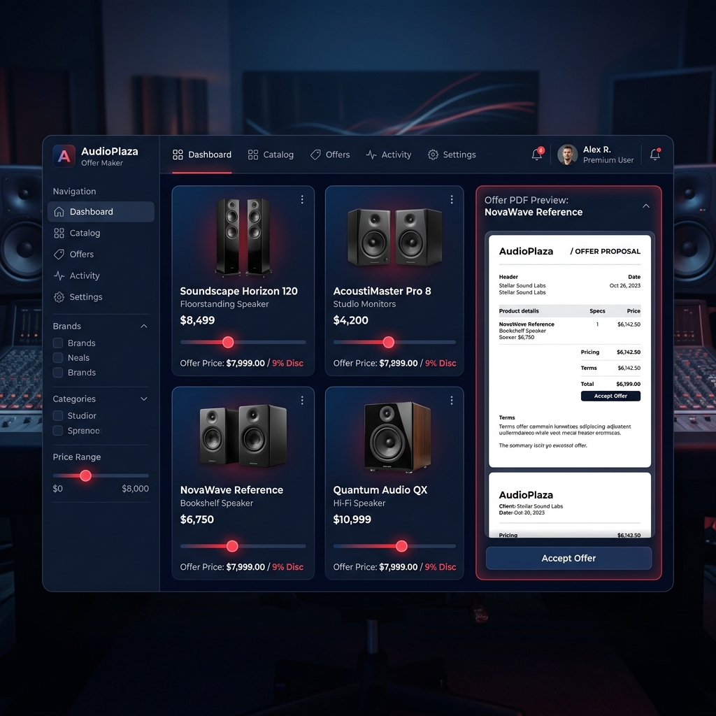 Podgląd wdrożenia Offer Maker